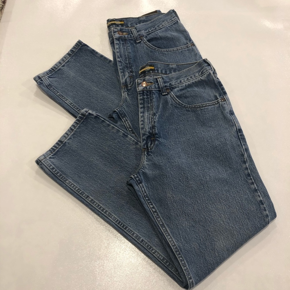 2 PAIR MEN’S LEE JEANS REG FIT STRAIGHT LEG 34x30